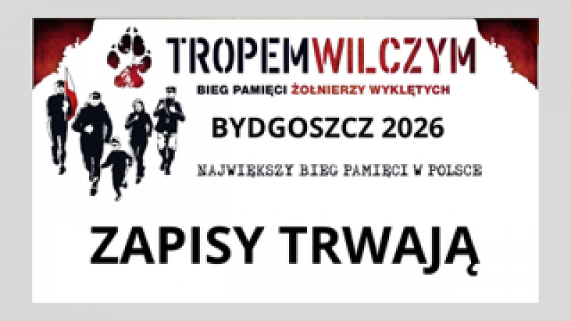 Piąta edycja lokalna Biegu Pamięci Żołnierzy Wyklętych „Tropem Wilczym” – Bydgoszcz 2026